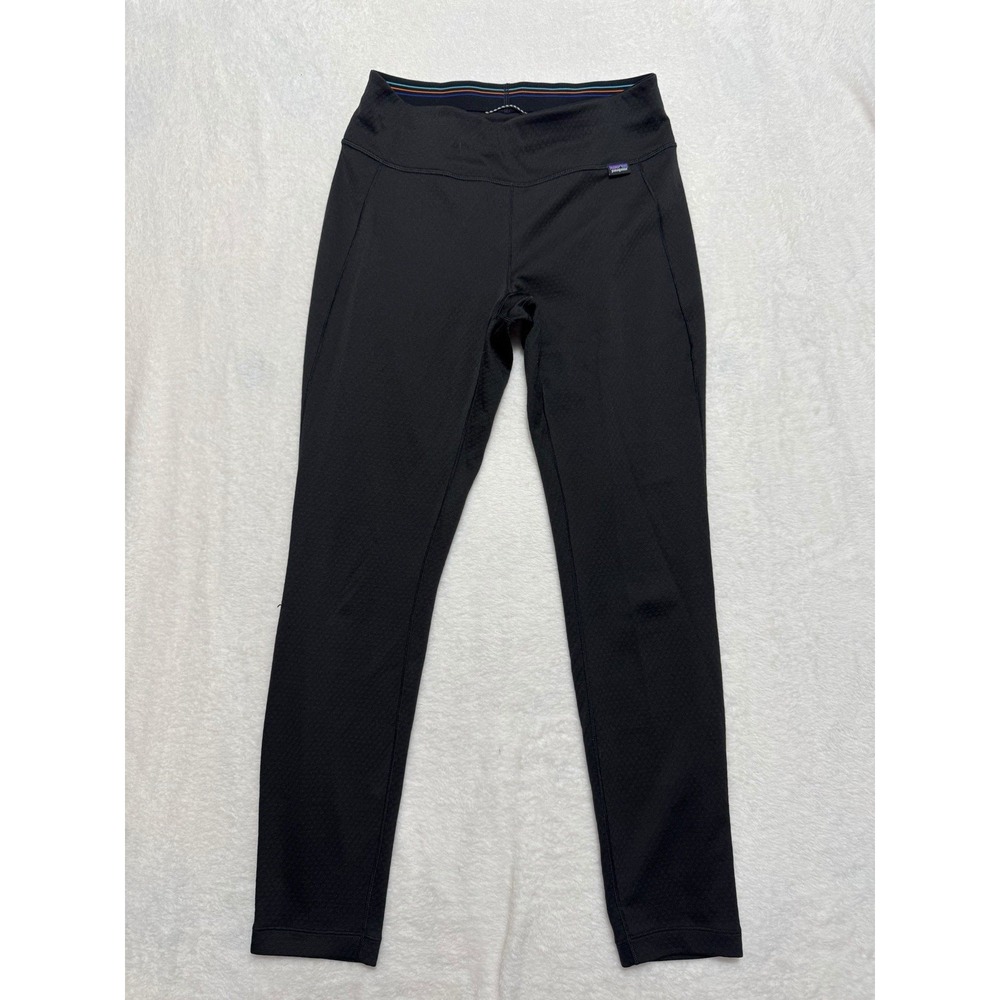 PATAGONIA Women's Capilene Midweight Baselayer Bottoms BLACK Size Small